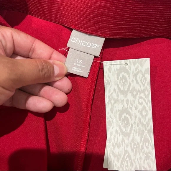 Chico’s So Slimming Juliet Side-Vent Ankle Pants Size 10 - Picture 9 of 13